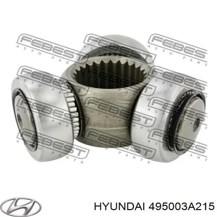 495003A215 Hyundai/Kia Полуось передняя левая