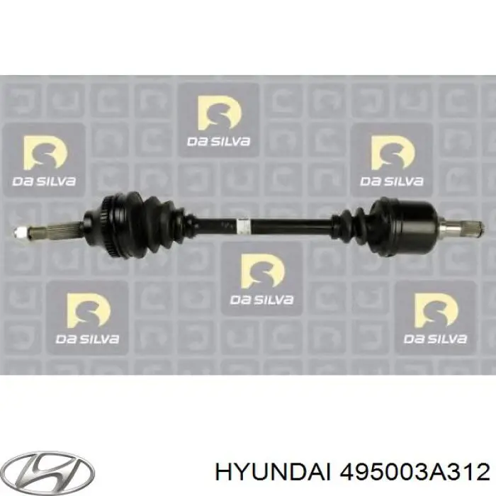 495003A312 Hyundai/Kia Полуось передняя левая