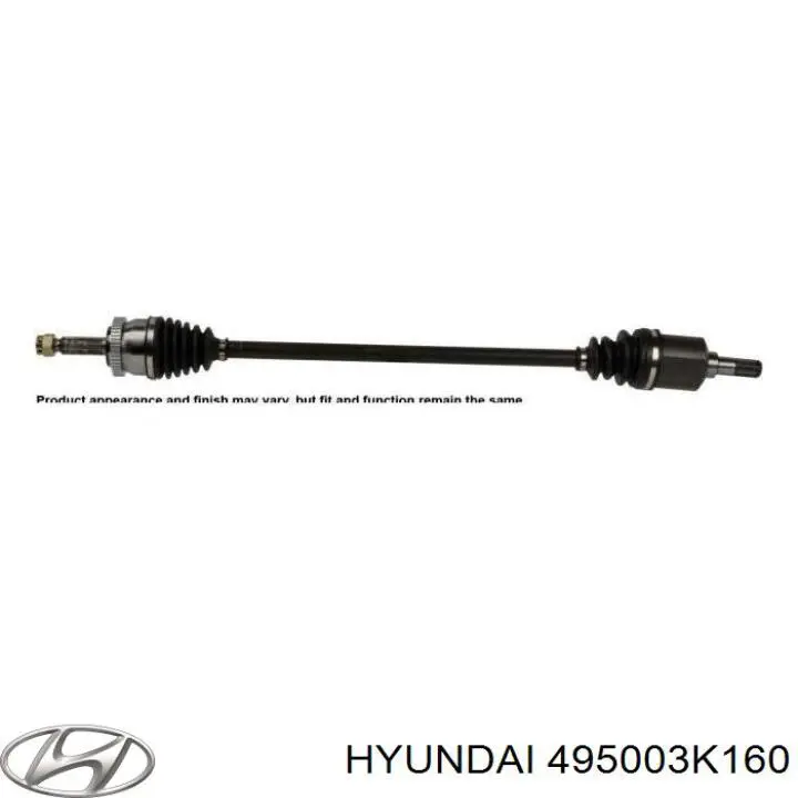 Купить 495003K160 Hyundai/Kia Вал приводной правый