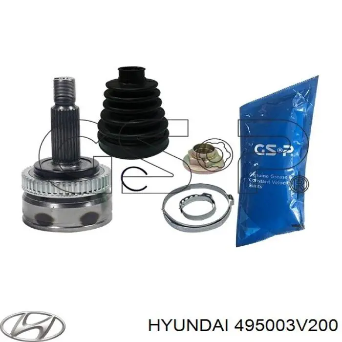 Левая полуось 495003V200 Hyundai/Kia