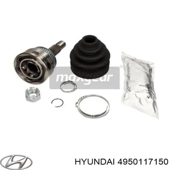 Купить 4950117150 Hyundai/Kia Вал приводной правый