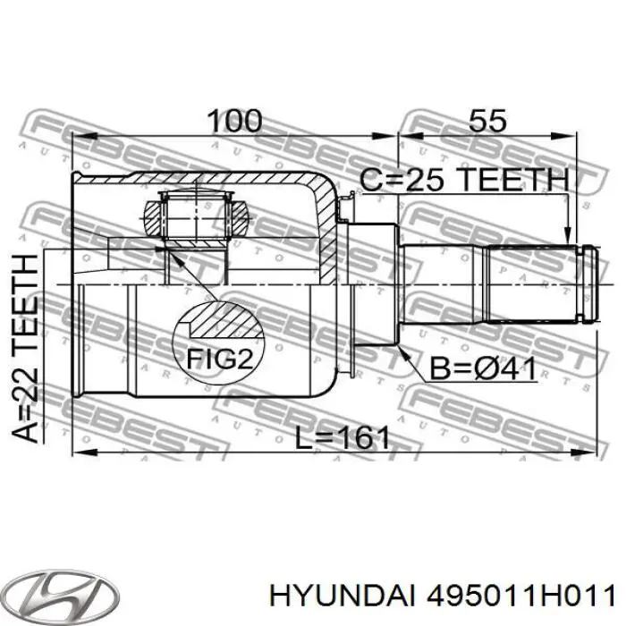 495011H011 Hyundai/Kia 