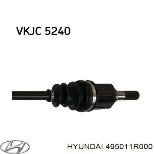 Привод правый Hyundai/Kia 495011R000