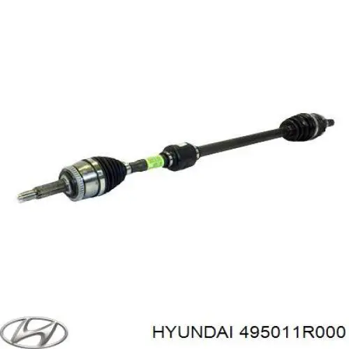 495011R000 Hyundai/Kia Полуось передняя, правая