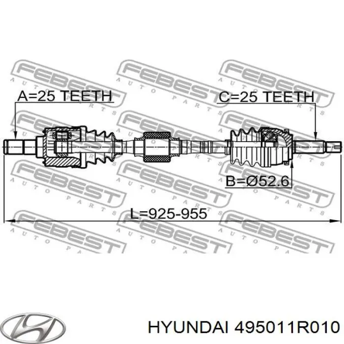 495011R010 Hyundai/Kia 