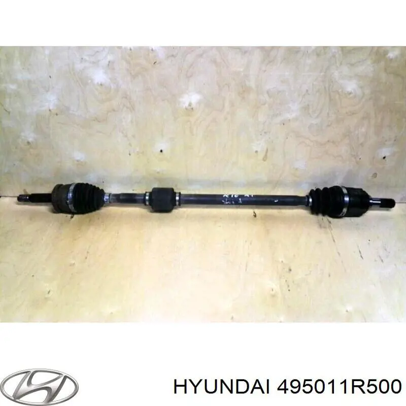 495011R500 Hyundai/Kia полуось (привод передняя правая)