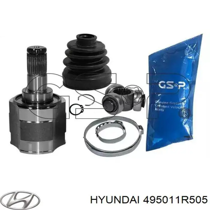 Привод передний правый Hyundai/Kia 495011R505 цена, от 131.22 USD