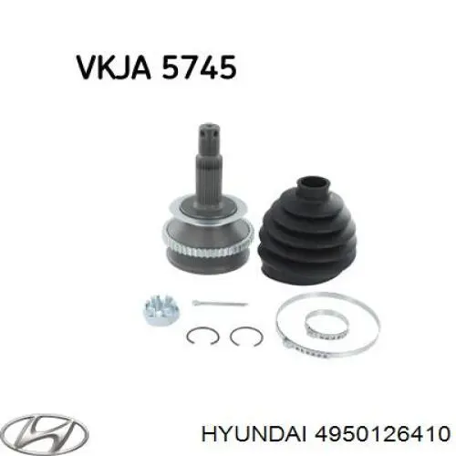 Купить 4950126410 Hyundai/Kia ШРУС внешний передний, левый