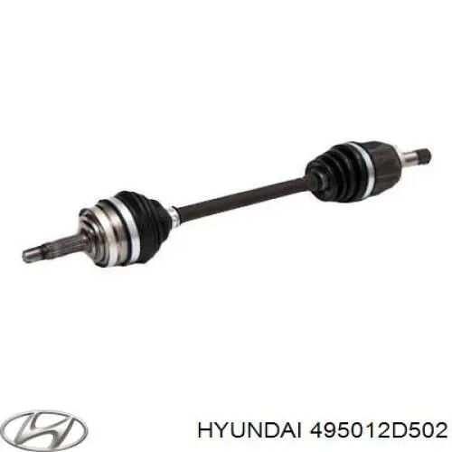 Левая полуось 495012D502 Hyundai/Kia