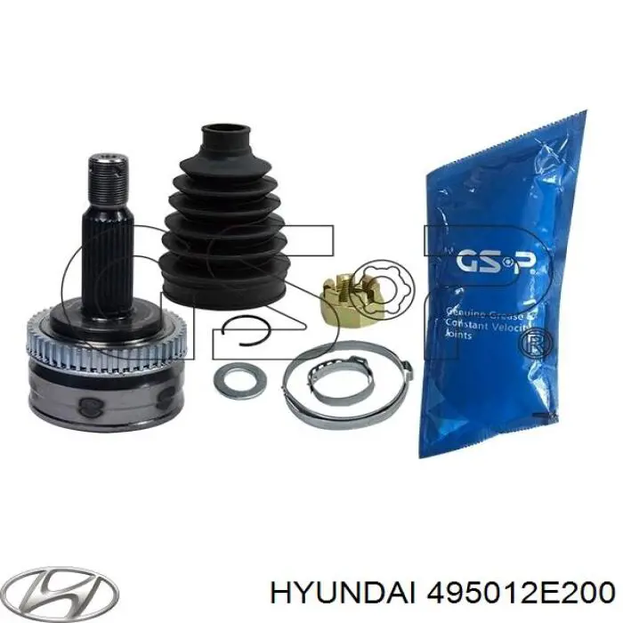 ШРУС наружный задний 495012E200 Hyundai/Kia