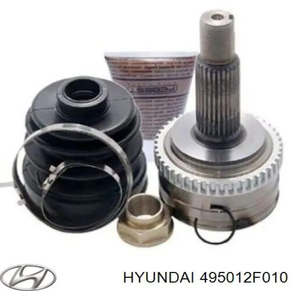 Левая полуось Hyundai/Kia 495012F010