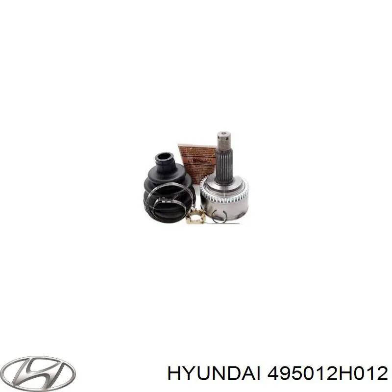 495012H012 Hyundai/Kia полуось (привод передняя левая)