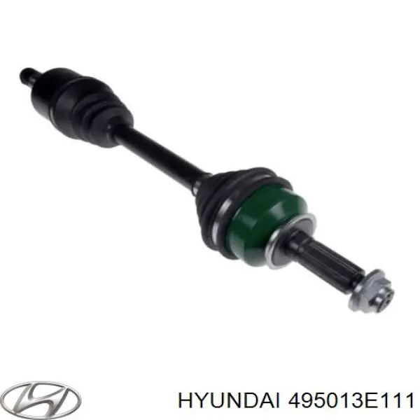495013E111 Hyundai/Kia полуось (привод передняя левая)