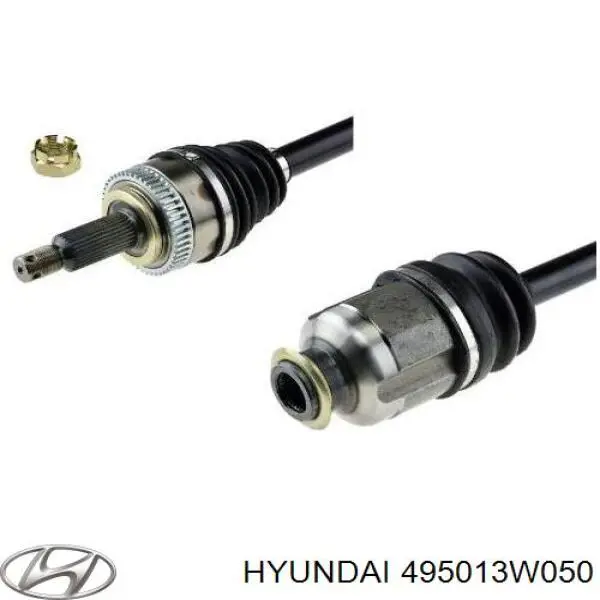 Привод передний правый Hyundai/Kia 495013W050 цена, от 114.64 USD