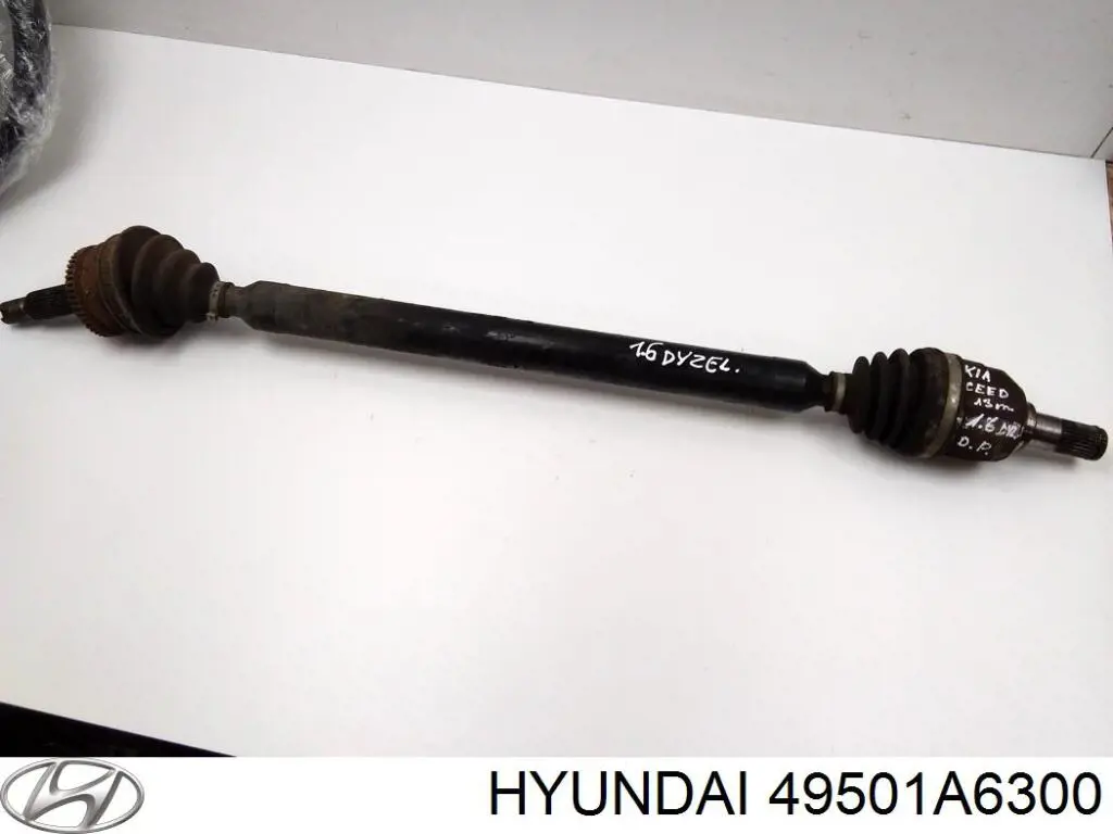 Купить 49501A6300 Hyundai/Kia Вал приводной правый