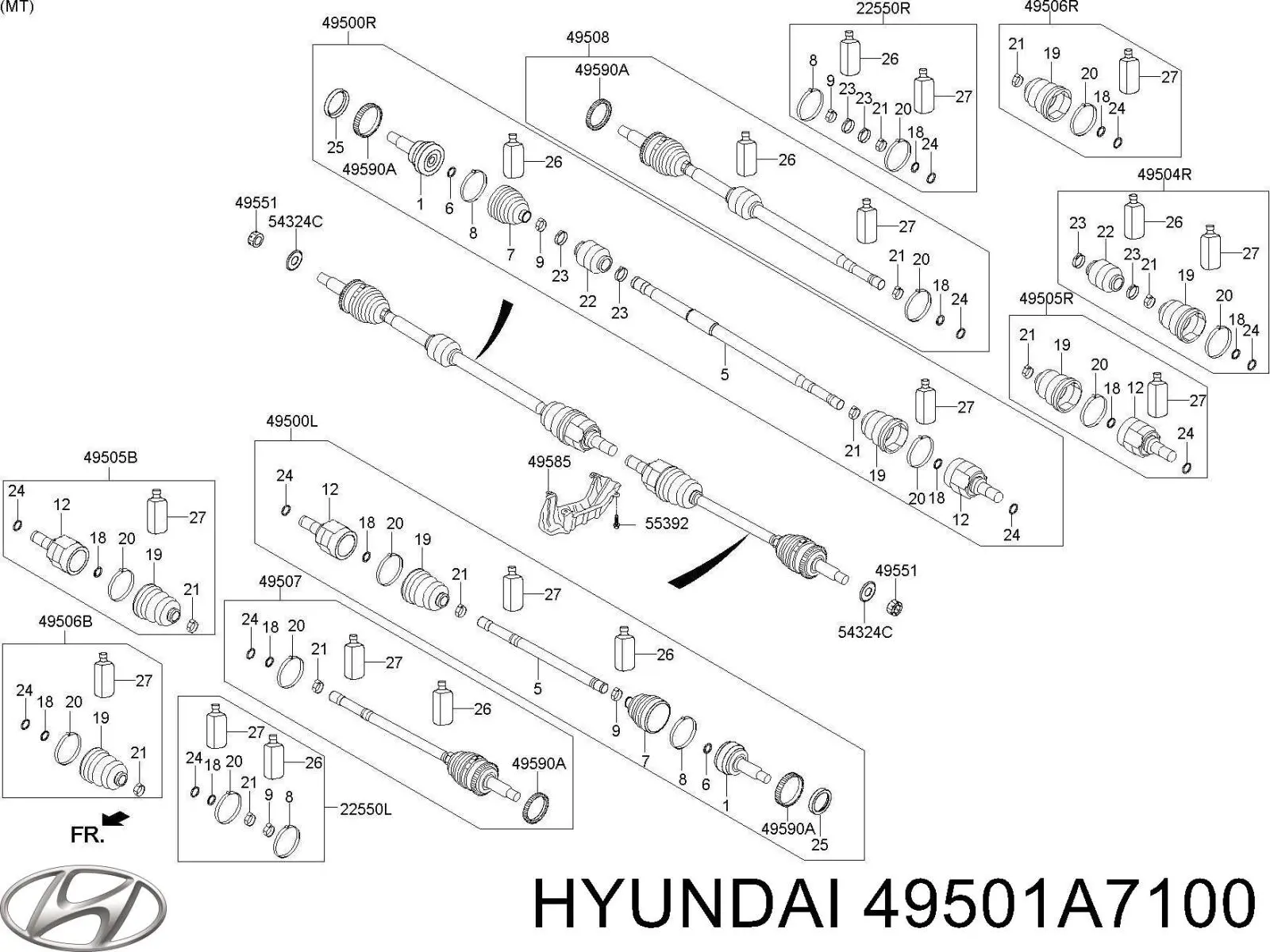  XX49501A7100 Market (OEM)