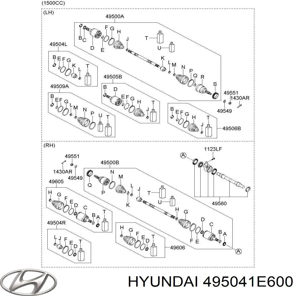  495041E600 Hyundai/Kia