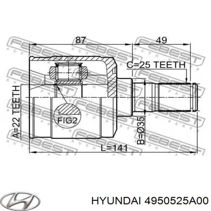 ШРУС наружный GSP 624076