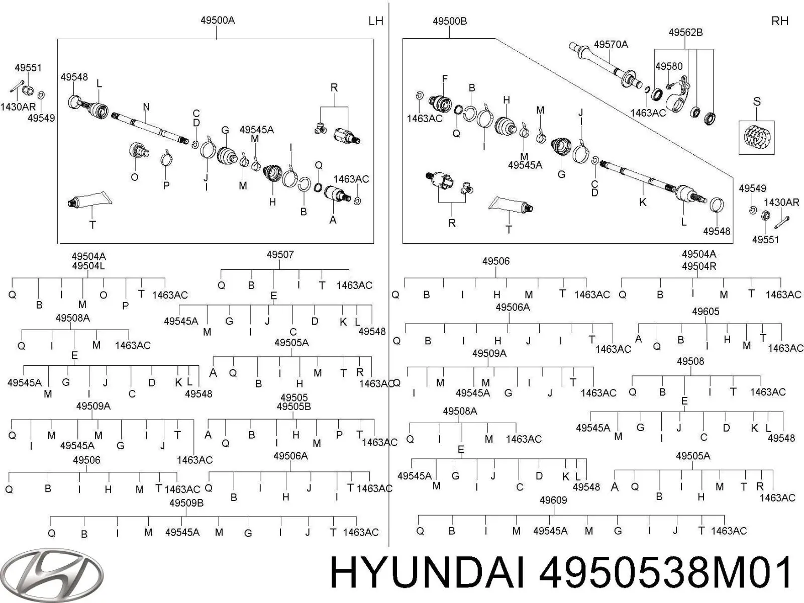  4950538M01 Hyundai/Kia