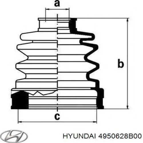 4950628B00 Hyundai/Kia 