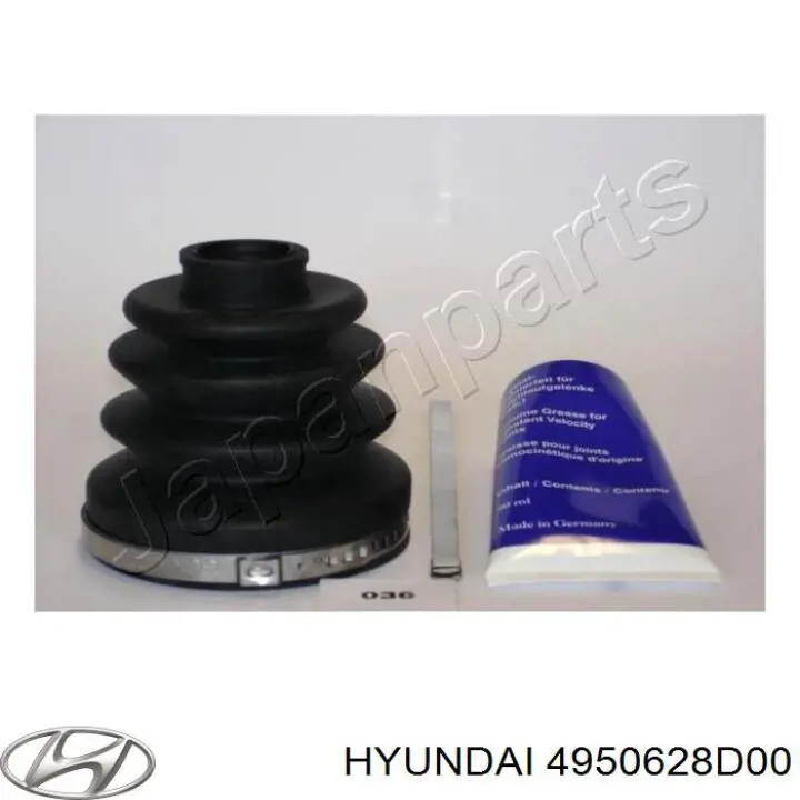 4950628D00 Hyundai/Kia пыльник шруса передней полуоси внутренний