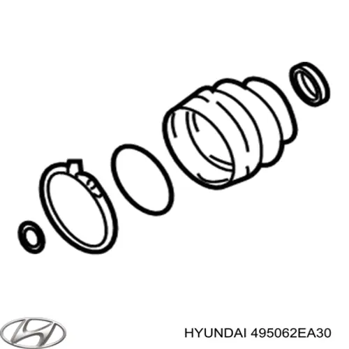 495062EA30 Hyundai/Kia Пыльник ШРУСа передней полуоси внутренний
