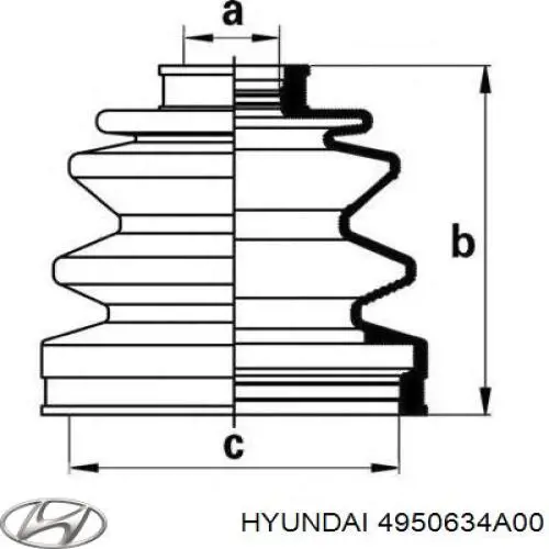  4950634A00 Hyundai/Kia