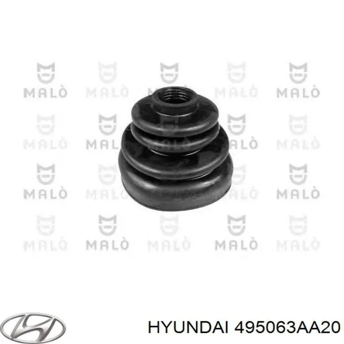 495063AA20 Hyundai/Kia пыльник шруса передней полуоси внутренний