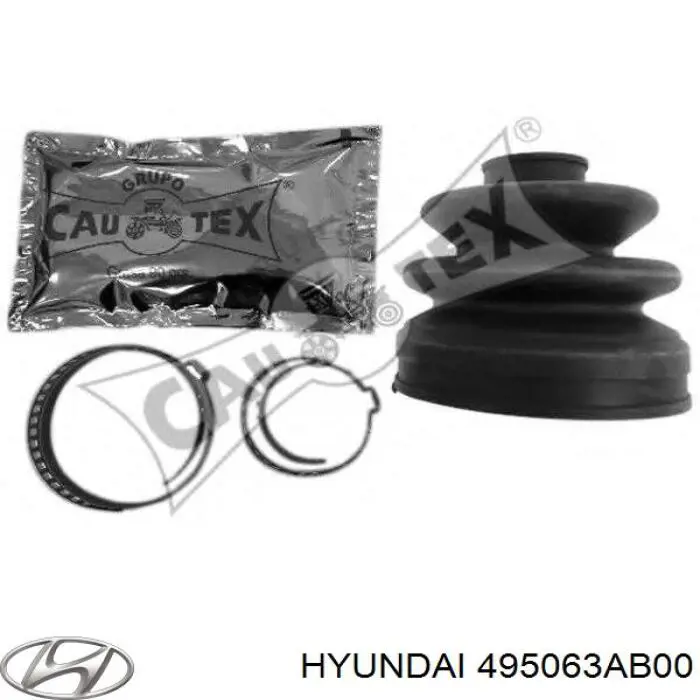 495063AB00 Hyundai/Kia пыльник шруса передней полуоси внутренний