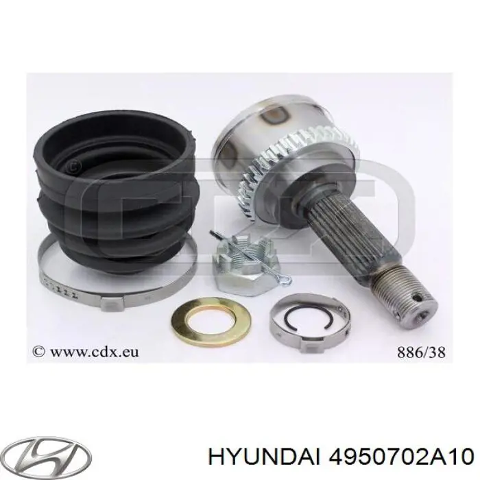 4950702A10 Hyundai/Kia шрус наружный передний