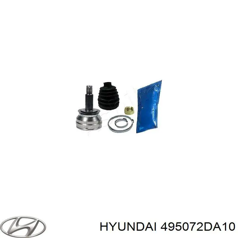 495072DA10 Hyundai/Kia Полуось передняя левая