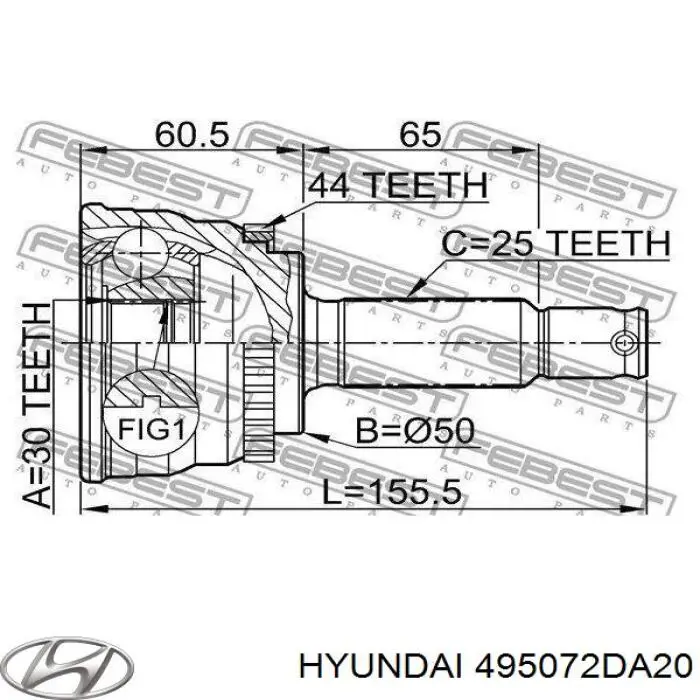 495072DA20 Hyundai/Kia 