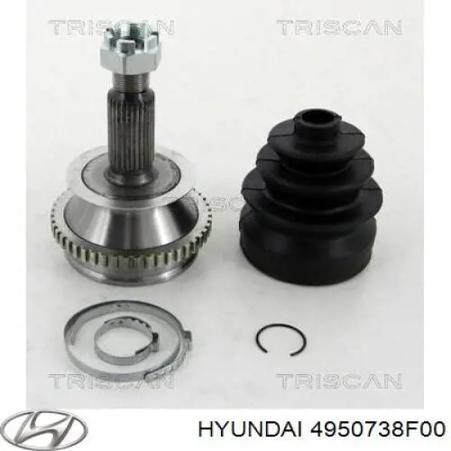 4950738F00 Hyundai/Kia Граната наружняя передняя правая