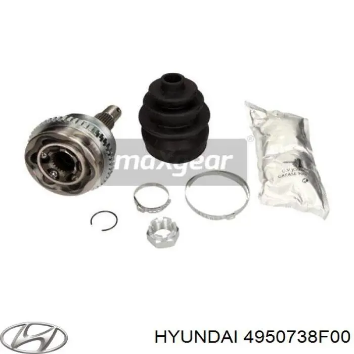 ШРУС наружный передний, правый Hyundai/Kia 4950738F00 цена, от 230.31 USD