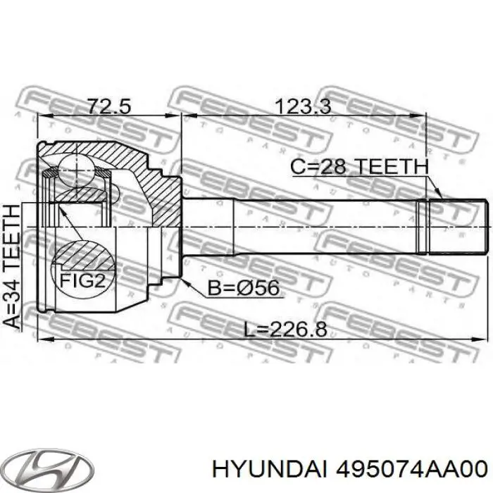 495074AA00 Honda 