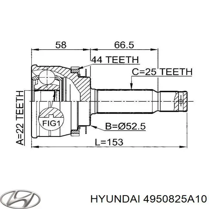 4950825A10 Hyundai/Kia 