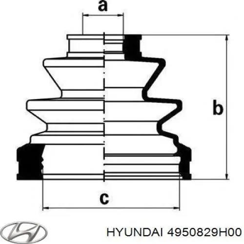 Полуось передняя, правая на Hyundai Lantra II 