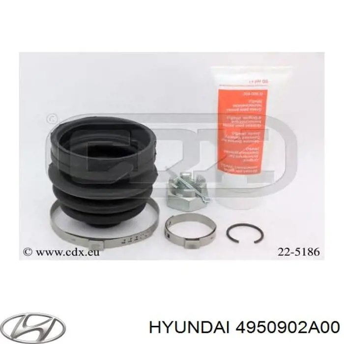 Пыльник ШРУСа наружный 4950902A00 Hyundai/Kia