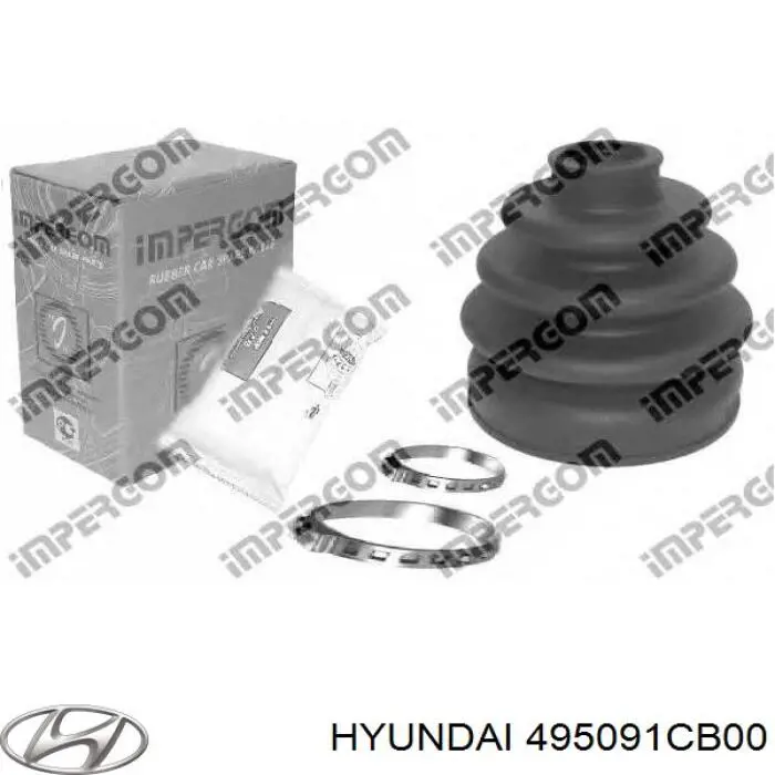 495091CB00 Hyundai/Kia пыльник шруса передней полуоси наружный