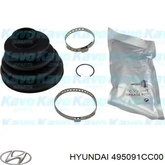 Купить 495091CC00 Hyundai/Kia Пыльник гранаты наружный, передний
