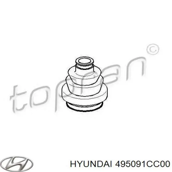 Пыльник ШРУСа наружный 495091CC00 Hyundai/Kia