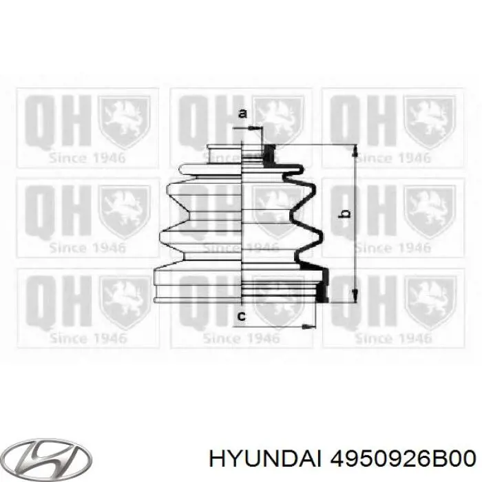 Купить 4950926B00 Hyundai/Kia Пыльник гранаты наружный, передний