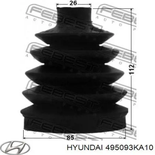 Пыльник ШРУСа наружный 495093KA10 Hyundai/Kia