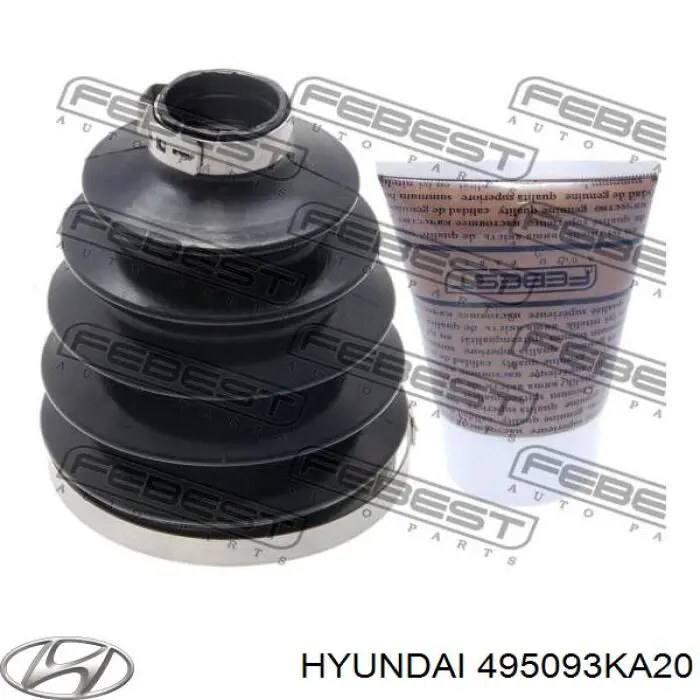 495093KA20 Hyundai/Kia Пыльник наружной гранаты, левый