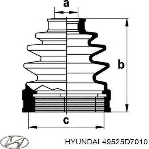  Hyundai/Kia 49525D7010 цена, от 60.67 USD