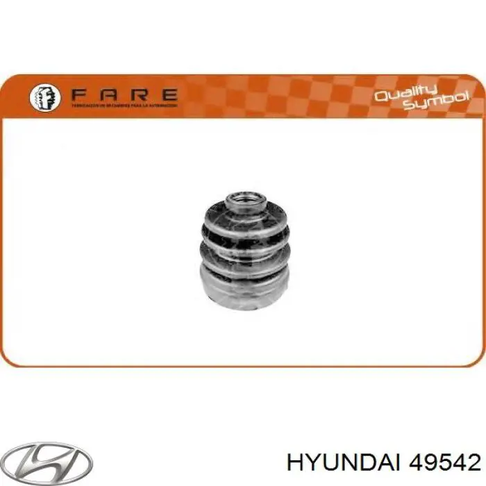 Купить 49542 Hyundai/Kia Пыльник гранаты внутренний, передней полуоси