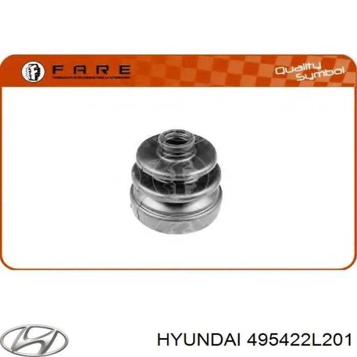 Купить 495422L201 Hyundai/Kia Пыльник ШРУСа внутренний, передней полуоси, правый