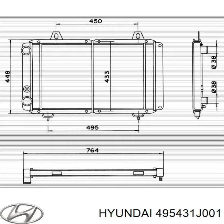Купить 495431J001 Hyundai/Kia Пыльник гранаты внутренний, передней полуоси