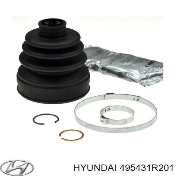 495431R201 Hyundai/Kia Пыльник ШРУСа передней полуоси внутренний