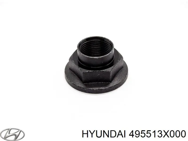 Гайка ступицы передней 495513X000 Hyundai/Kia